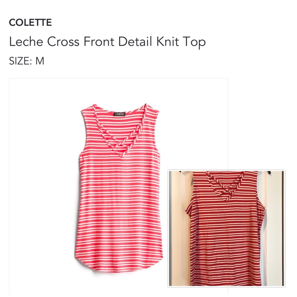Coral Stitch Fix Tank Top